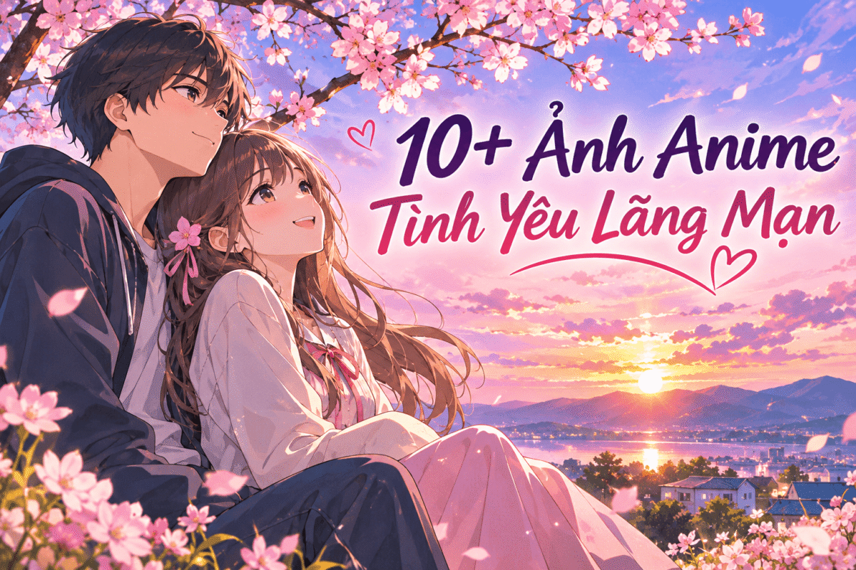 10+ Ảnh Anime Tình Yêu Lãng Mạn, Ngọt Ngào Đến Tan Chảy