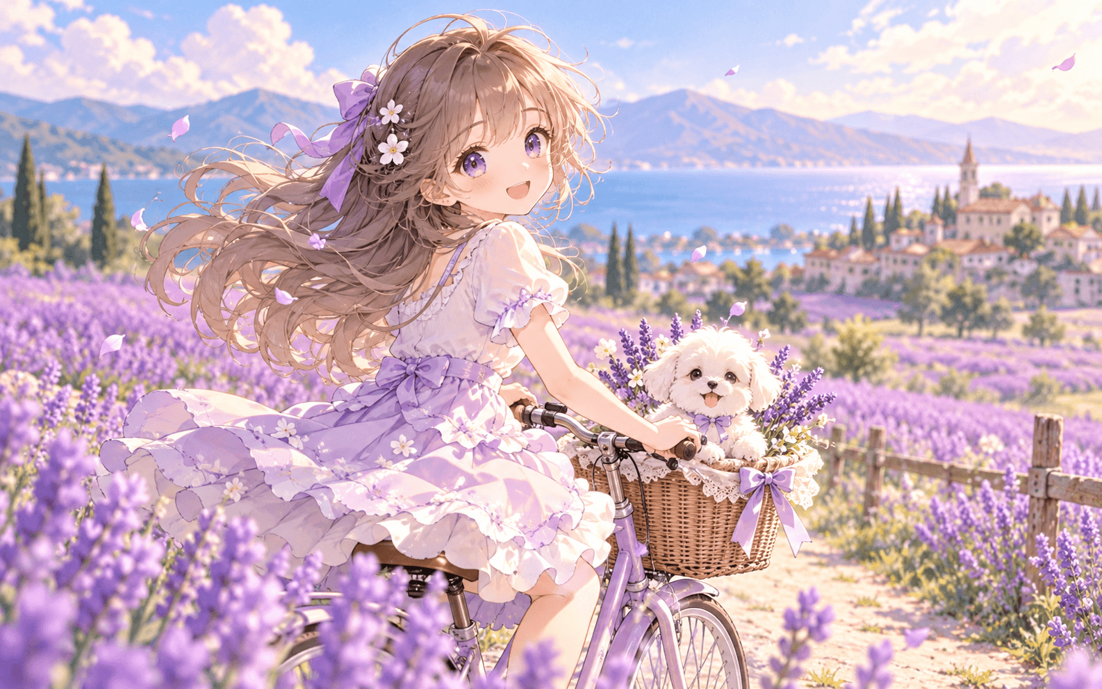 Ảnh anime nữ cute với đôi mắt long lanh