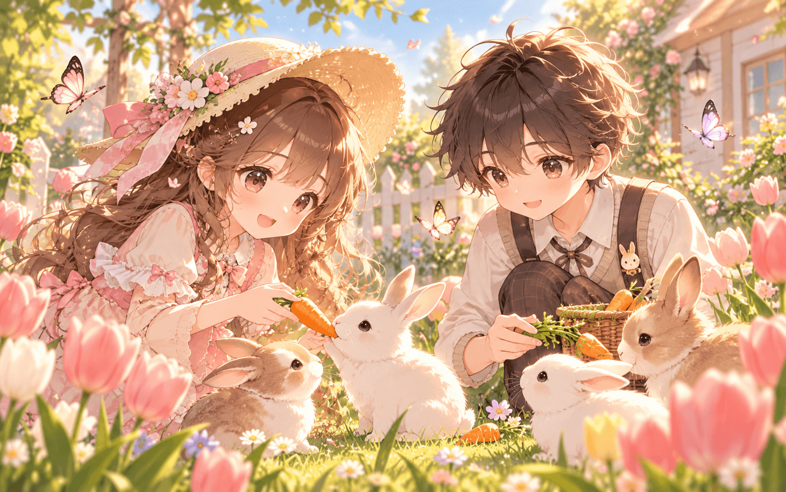 Ảnh anime nam cute với nụ cười ấm áp