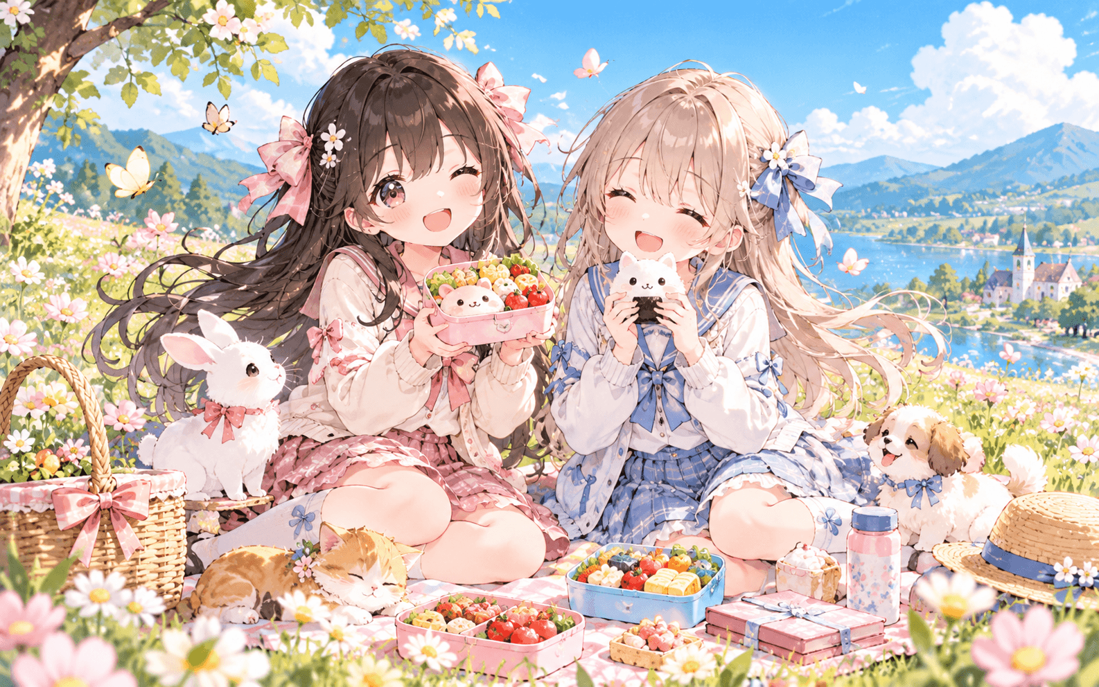 Ảnh anime cute đôi dành cho bạn thân