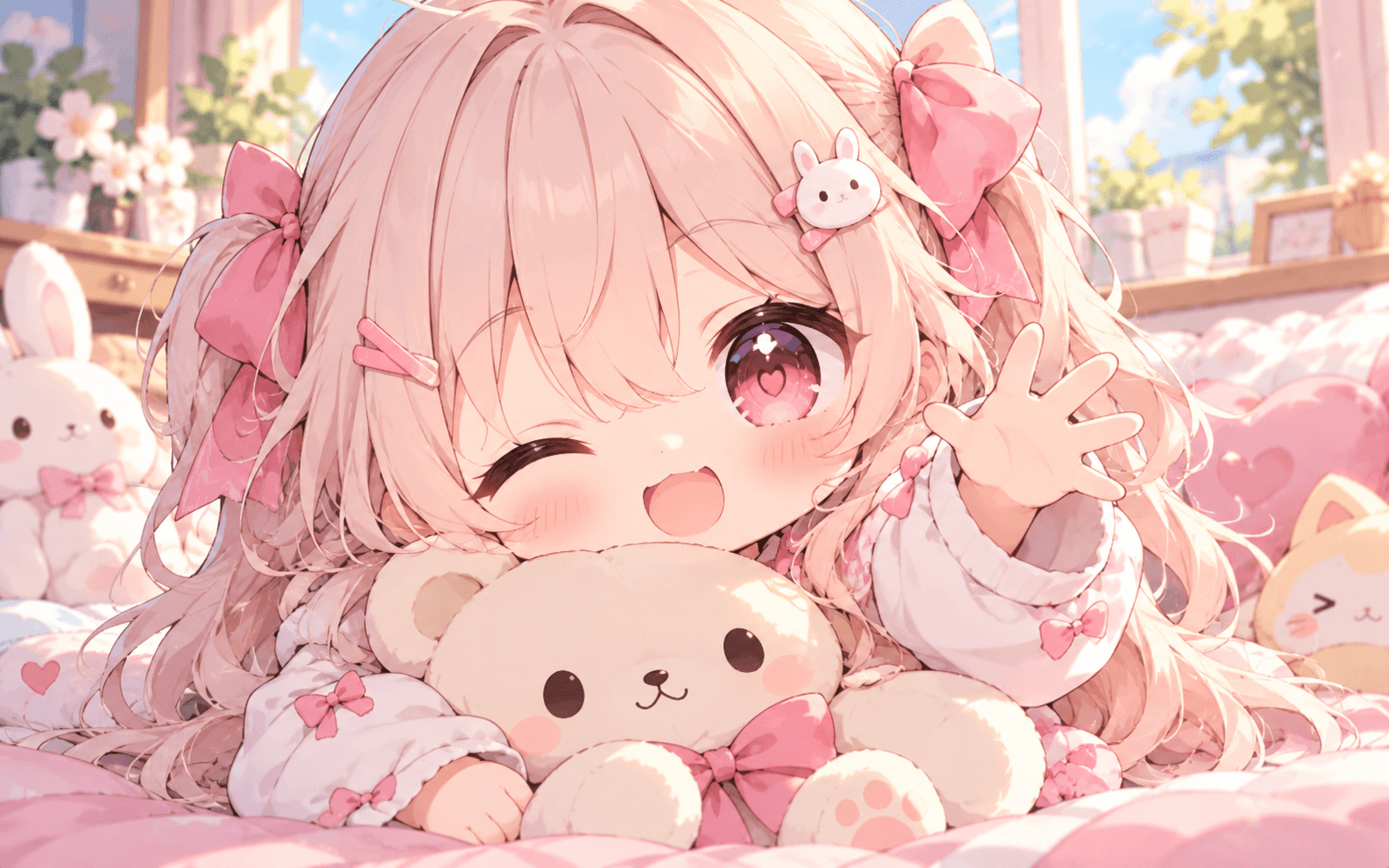 Avatar anime nữ chibi nhỏ nhắn
